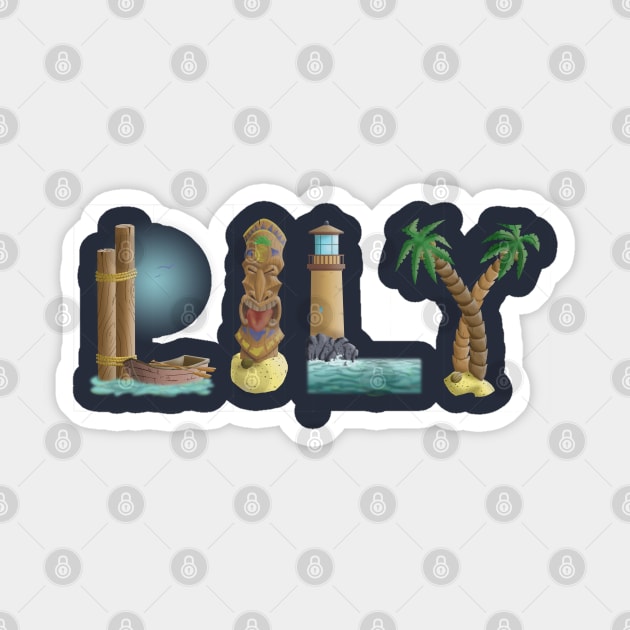 Lily Sticker by Reading With Kids